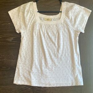 Style & Co white blouse